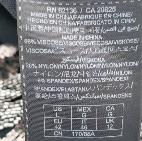 GUESS Dress Size L Black - Picture 15 of 16